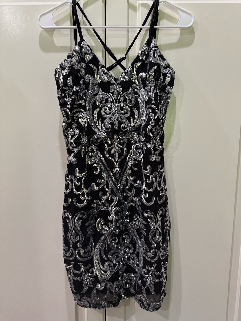 Shine All Night Sequin Mini Homecoming Dress